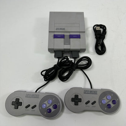 Super Nintendo SNES Classic Edition Console Gaming System CLV-201 Gray