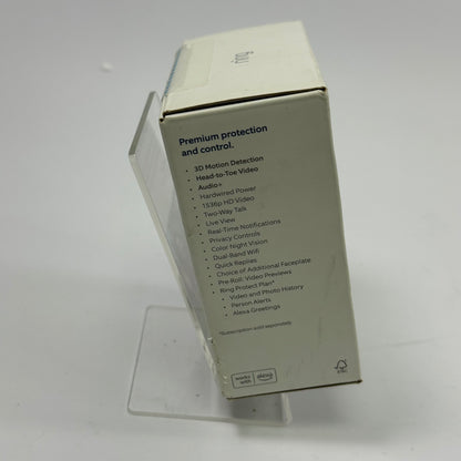 New Ring DoorBell Pro 2 3D motion Detecting Smart Video Doorbell 23-008965-01