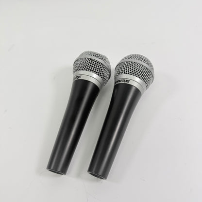 Lot of 2 Shure PG48 Dynamic Microphone