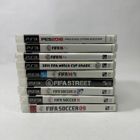 Lot of 9 Sony PlayStation 3 PS3 FIFA Games + PES 2016