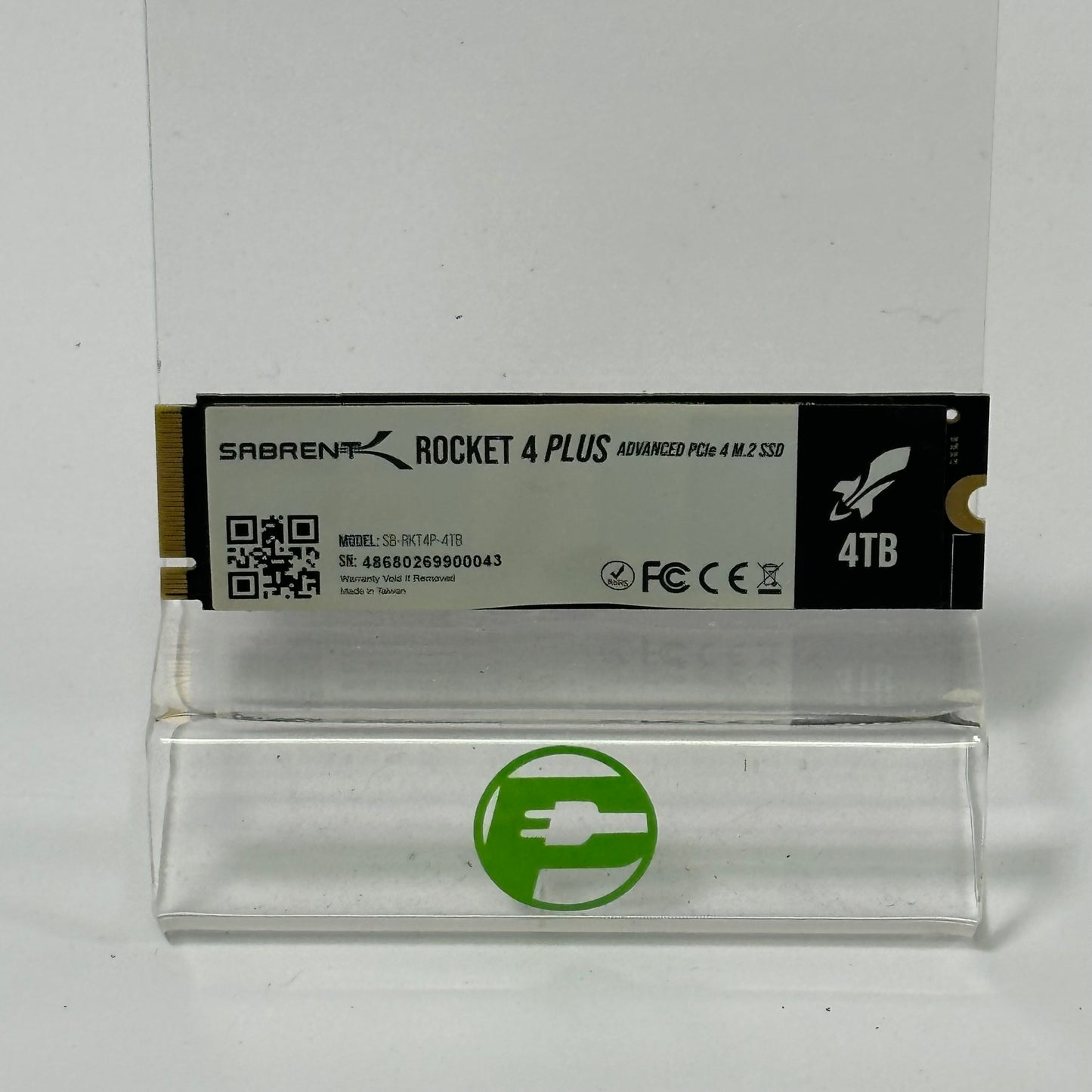 Sabrent 2280mm Rocket 4 Plus 4TB M.2 NVMe Gen 4.0 x 4 SSD SB-RKT4P-4TB