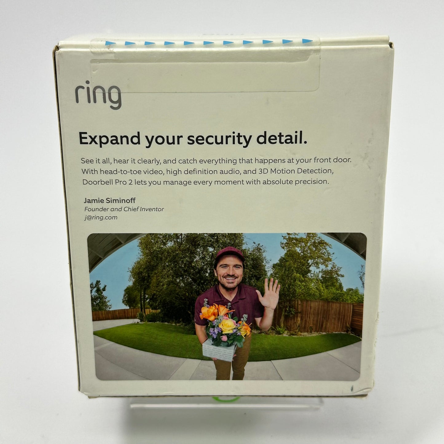 New Ring DoorBell Pro 2 3D motion Detecting Smart Video Doorbell 23-008965-01