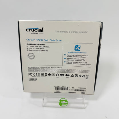Crucial 2.5" MX300 275GB SATA III 6Gbps SSD CT275MX300SSD1