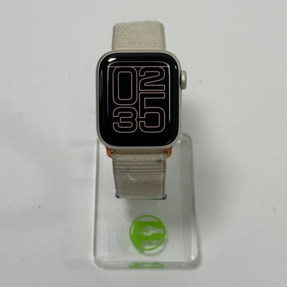 Unlocked Apple Watch SE 2nd Gen 40MM Starlight Aluminum MRG33LL/A