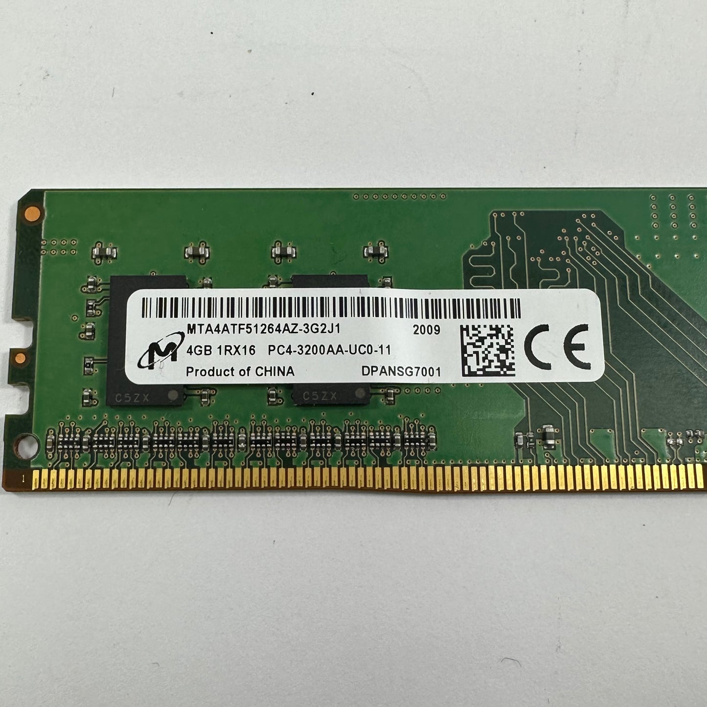 Micron  PC4-3200AA 8GB (2x4GB) RAM DDR4 3200MHz MTA4ATF51264AZ-3G2J1