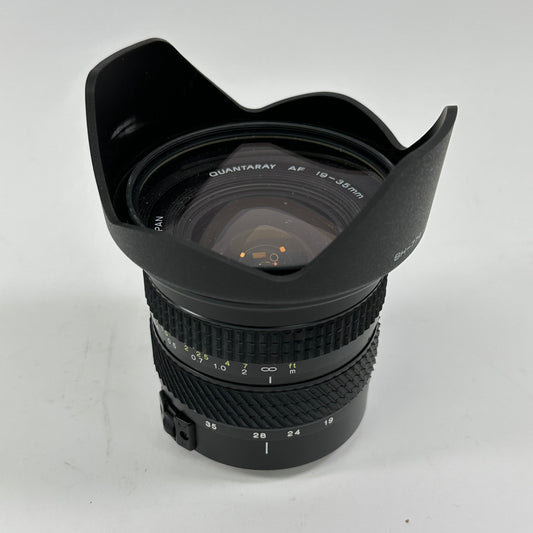 Quantaray AF 19-35mm f/3.5-4.5 EF For Canon EF Mount Auto Lens