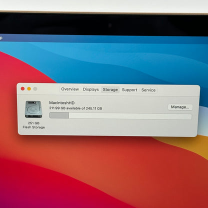 2020 Apple MacBook Air 13.3" M1 7C GPU 3.2GHz 8GB RAM 256GB SSD A2337