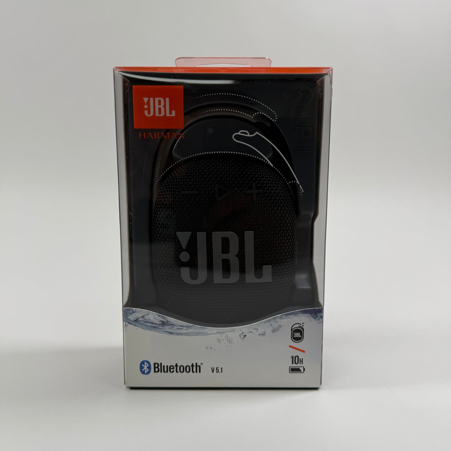 New JBL Clip 4 Portable Wireless Bluetooth Speaker Black JBLCLIP4BLKAM