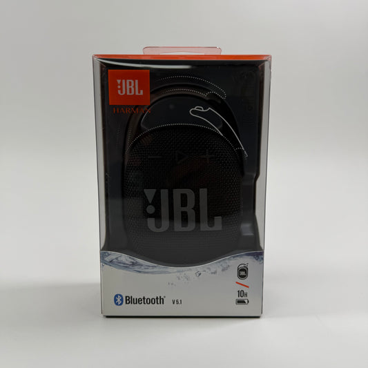 New JBL Clip 4 Portable Wireless Bluetooth Speaker Black JBLCLIP4BLKAM