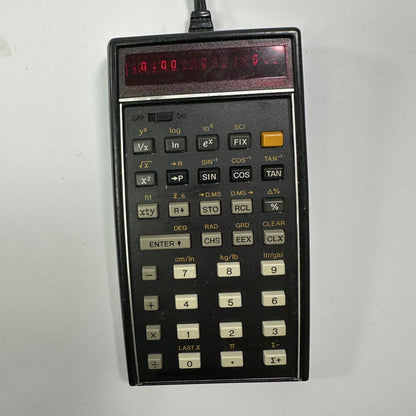 HP 45 Scientific Pocket Calculator Read