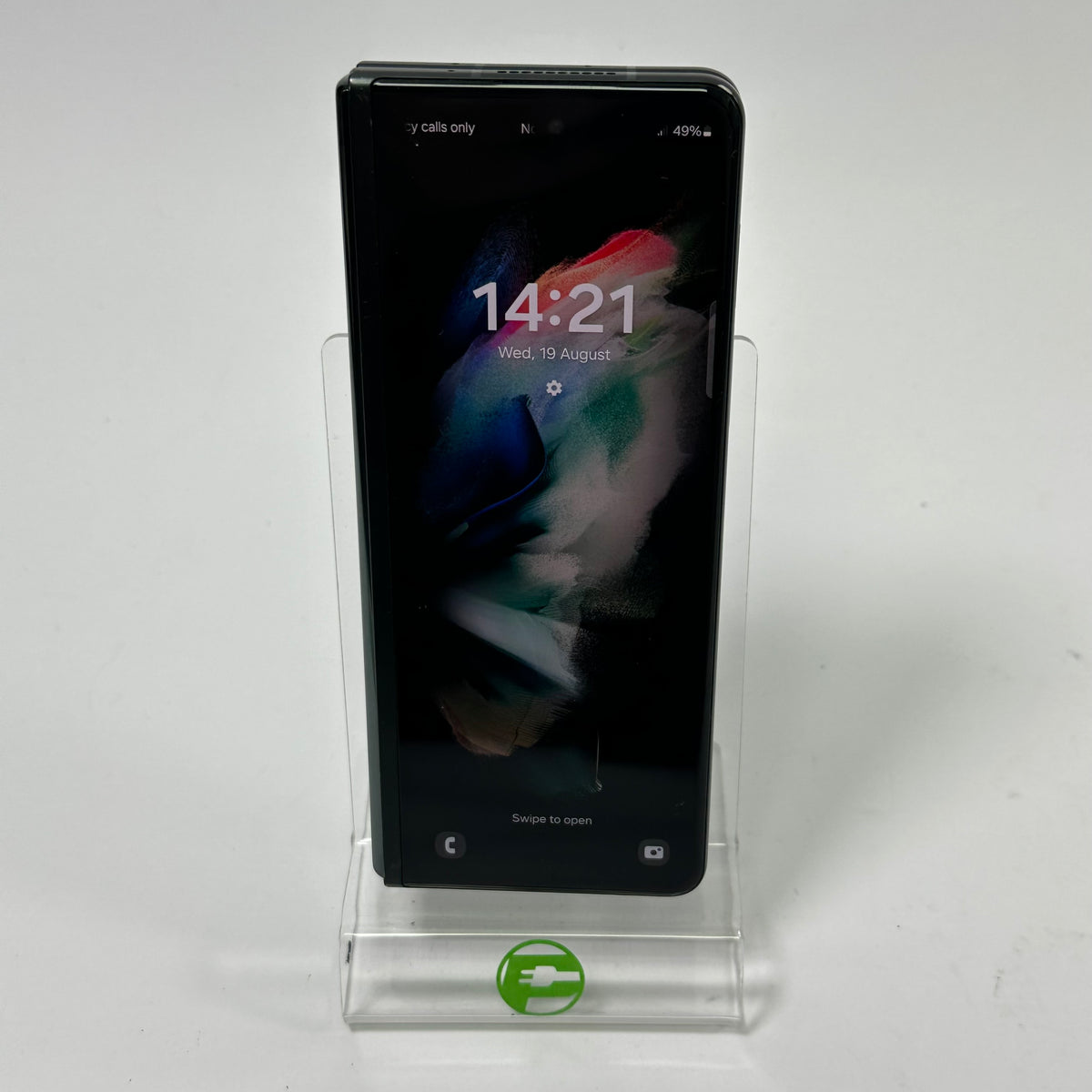 Broken Unlocked Samsung Galaxy Z Fold3 512GB SM-F926B/DS Blue Bad Audio