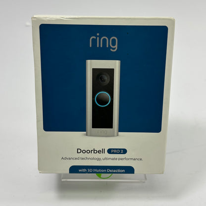 New Ring DoorBell Pro 2 3D motion Detecting Smart Video Doorbell 23-008965-01