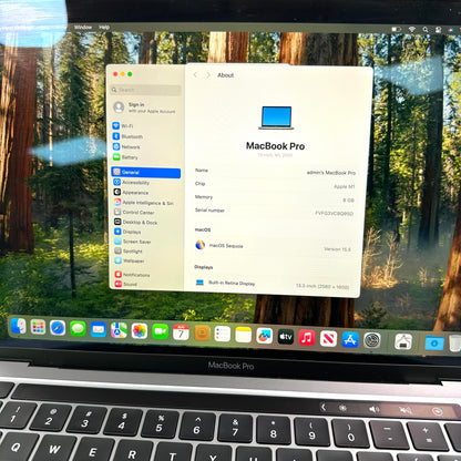 2020 Apple A2338 13.3" M1 256GB 