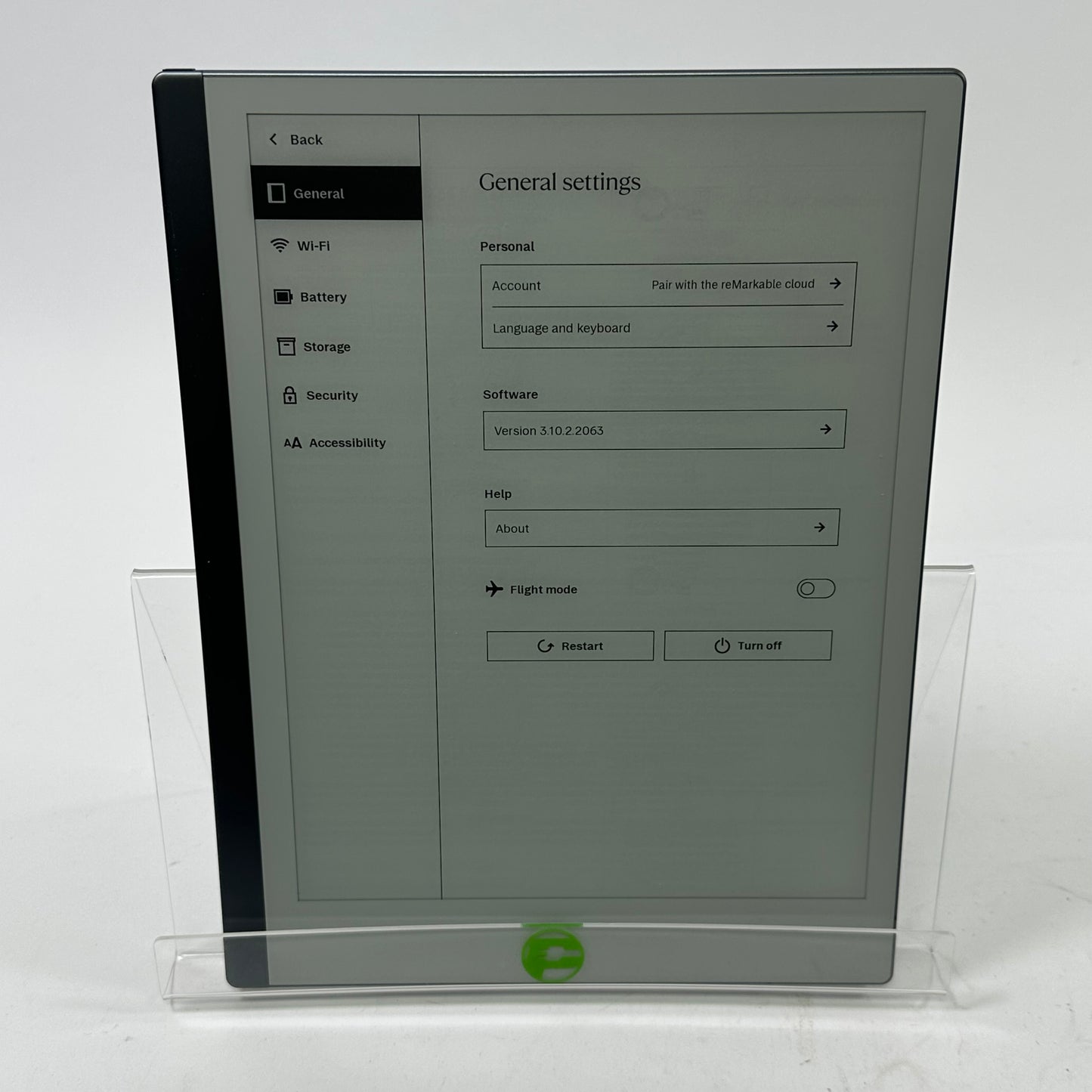 WiFi Only reMarkable 2 8GB Black RM110 Paper Tablet