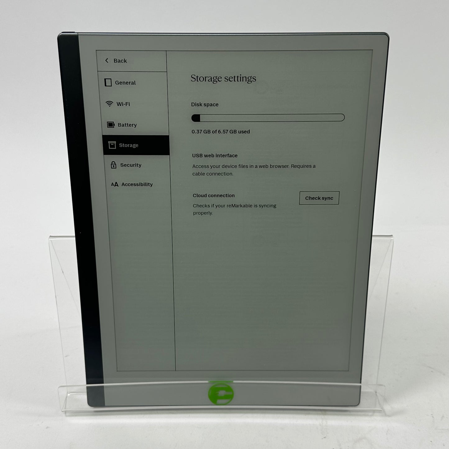 WiFi Only reMarkable 2 8GB Black RM110 Paper Tablet