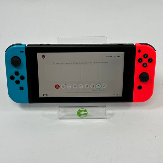 Nintendo Switch v2 Console Gaming System HAC-001(-01)  Red/Blue