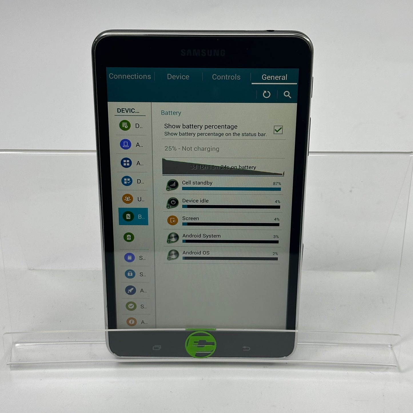 WiFi Only Samsung Galaxy Tab 4 7.0" 16GB Black SM-T237P