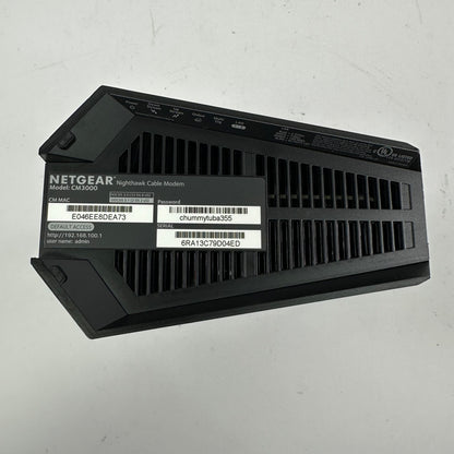 NETGEAR Nighthawk No Wifi CM3000 Cable Modem