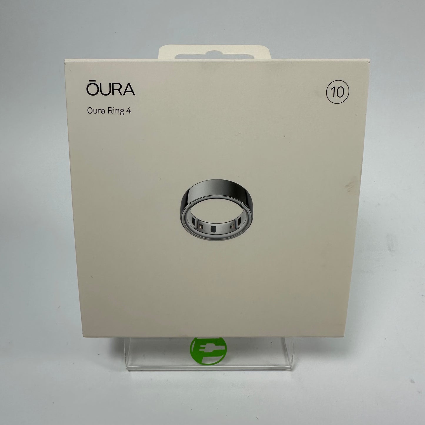 Oura Ring 4 10 Silver Titanium Smart Ring JZ90-54217-10