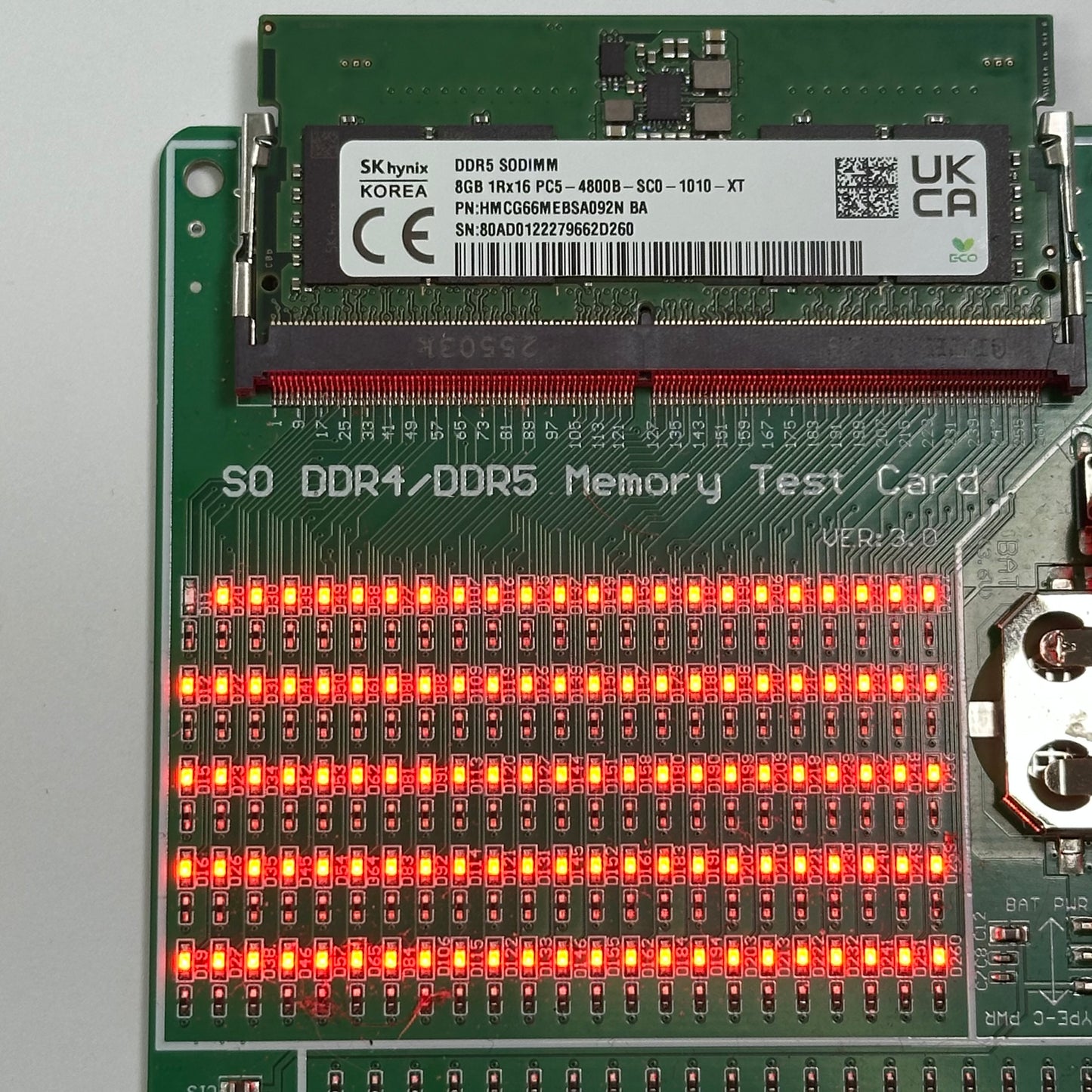 SK Hynix PC5-4800B 24GB (3x8GB) SODIMM RAM DDR5 4800MHz HMCG66MEBSA092N