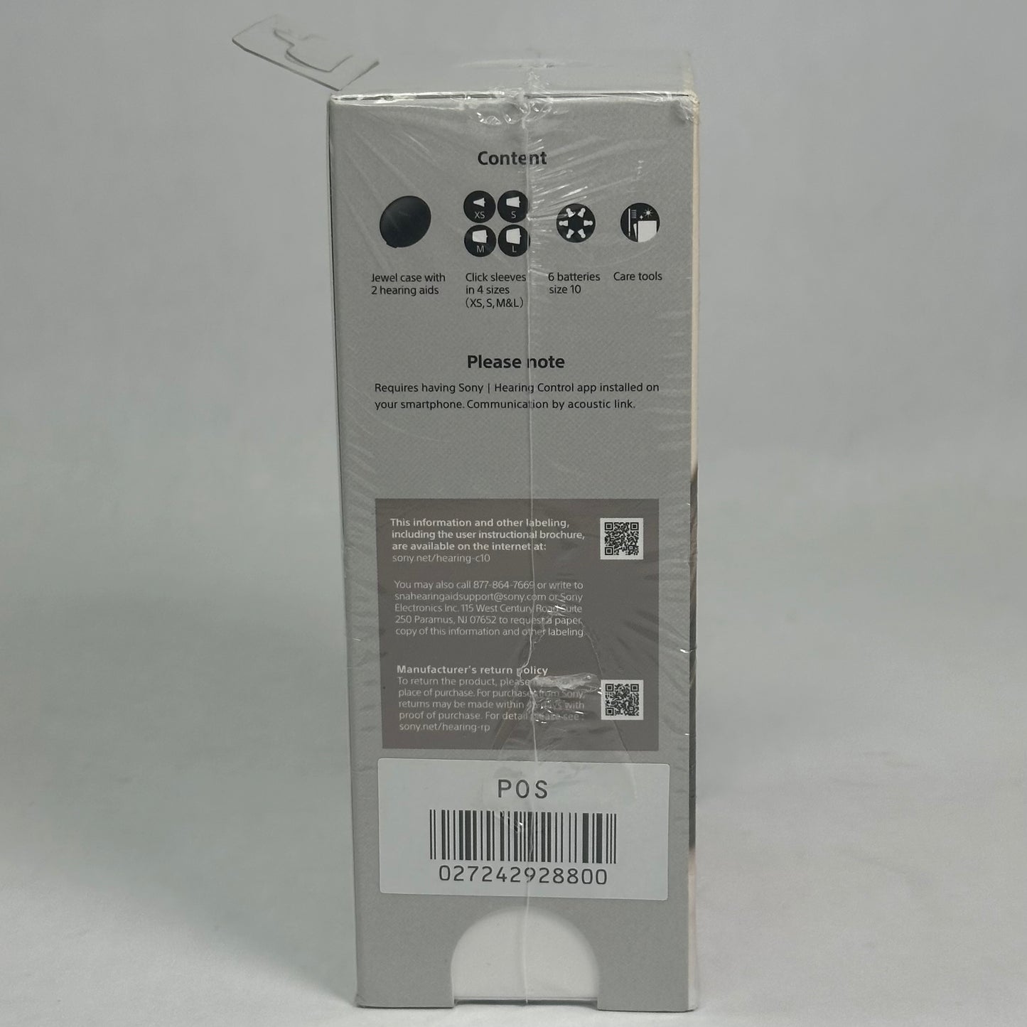 Sony CRE-C10 Self Fitting Hearing Aids
