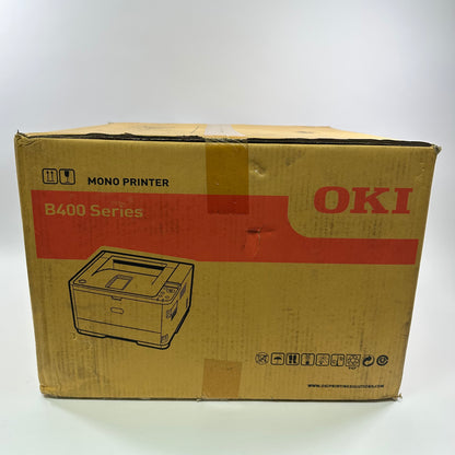 New Oki B400 Series Digital LED Mono Printer Black 62444301