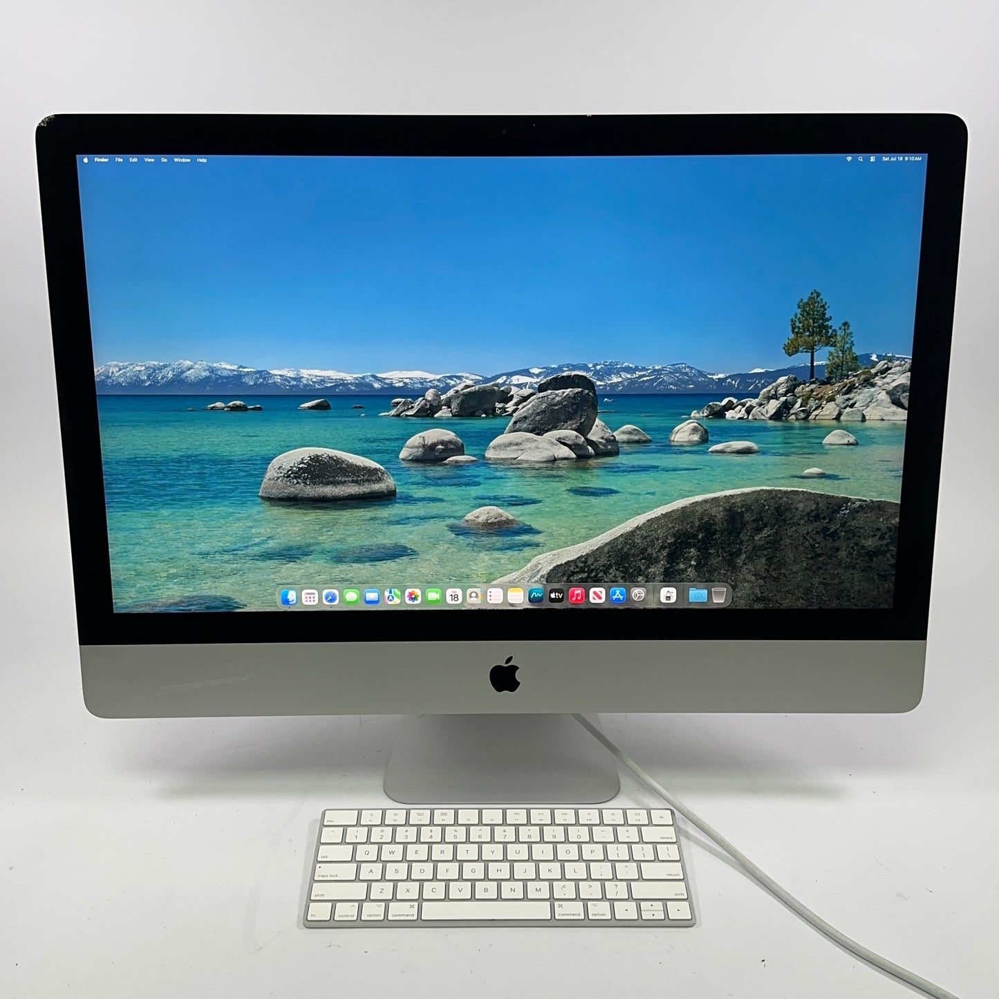 2020 Apple iMac 27" i5 3.1GHz 8GB RAM 256GB HDD Silver A2115