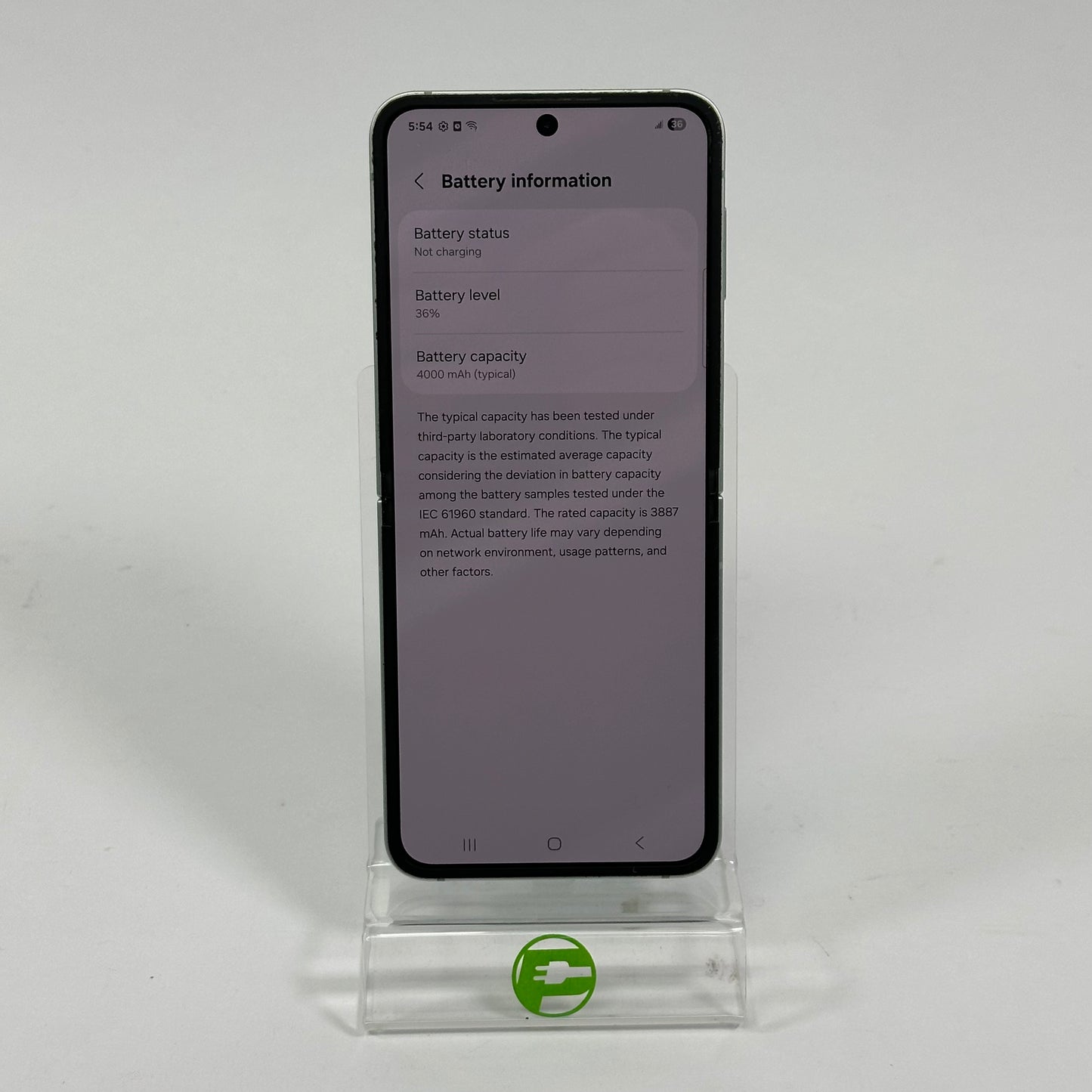 Unlocked Samsung Galaxy Z Flip6 12GB RAM 256GB Mint Green