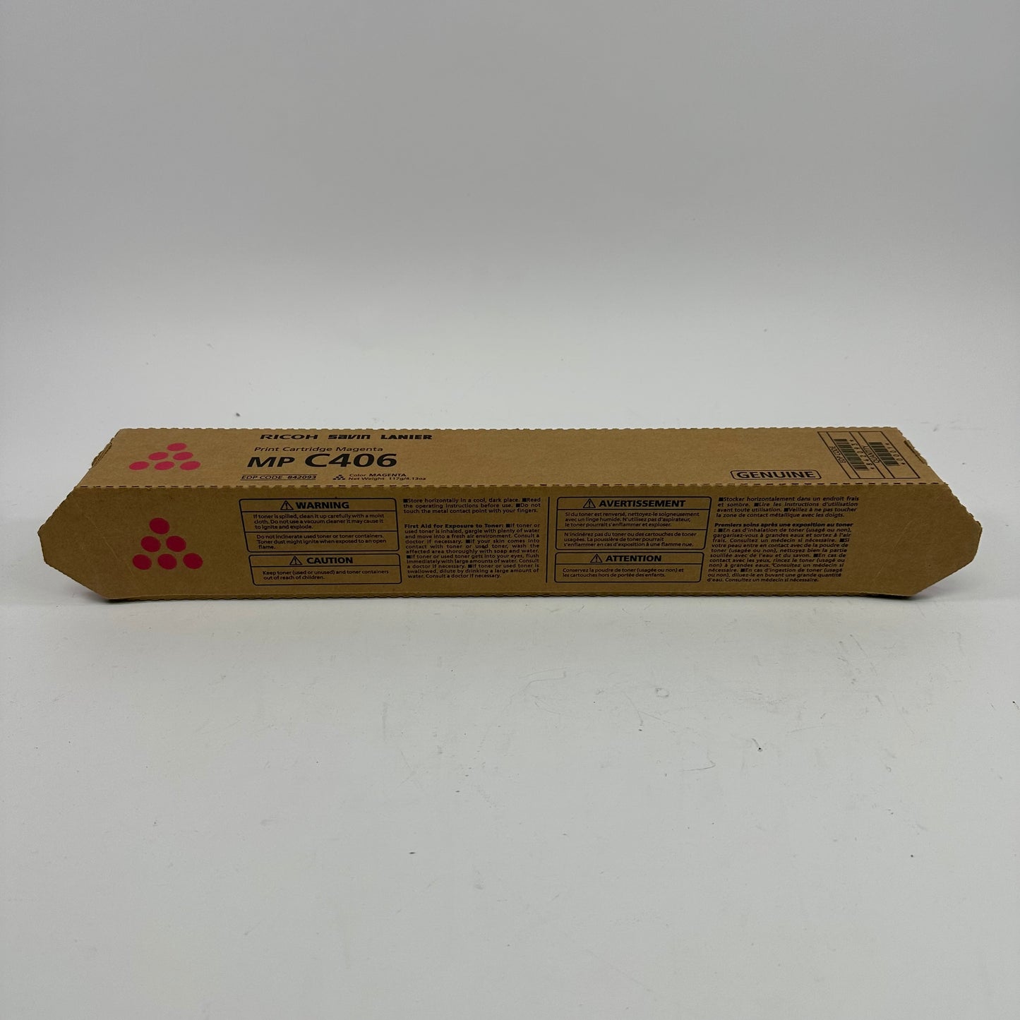 New Ricoh MP C406 842093 Magenta Print Cartridge