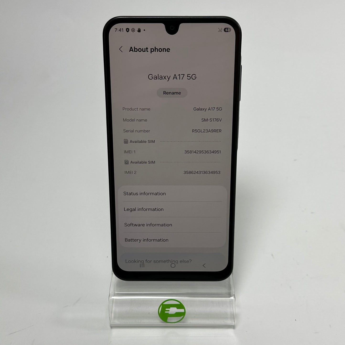 Factory Unlocked Samsung Galaxy A17 5G 4GB RAM 128GB SM-S176V Black