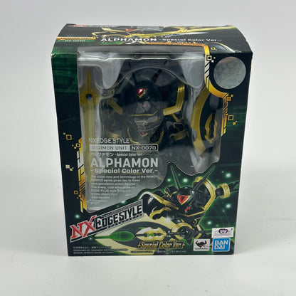 New Bandai Nxedge Style Digimon Alphamon Special Color Action Figure 2598675