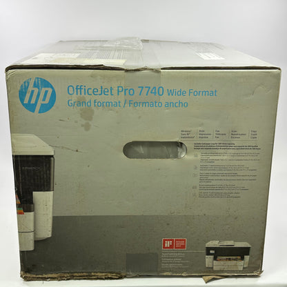 New HP OfficeJet Pro All In One InkJet Printer White 7740