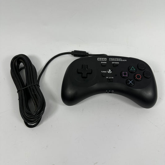 Hori Fighting Commander Black PS4-044 Controller For PlayStation 4 PS4