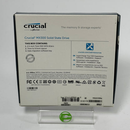 New Crucial 2.5" MX300 275GB SATA III 6Gbps SSD CT275MX300SSD1