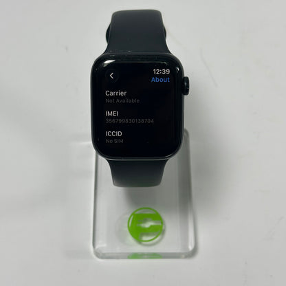 Unlocked Apple Watch SE 2nd Gen 44MM Black Aluminum MNU03LL/A