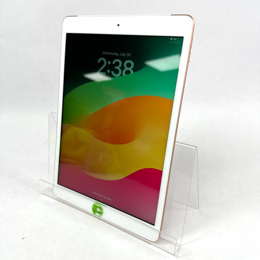 Unlocked (Wifi + Cellular) Apple iPad 8th Gen 32GB Rose Gold 
