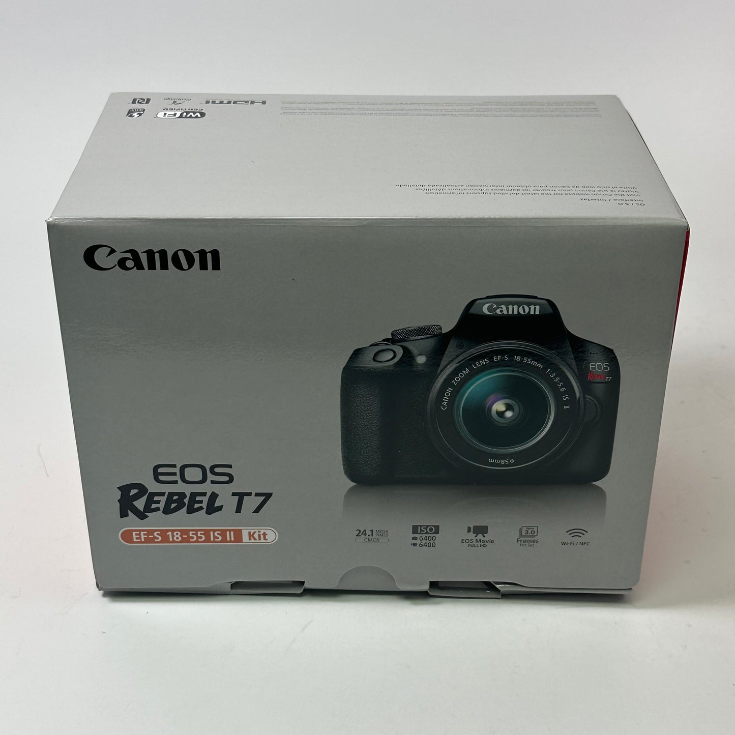 Canon EOS Rebel T7 24.1MP Digital SLR DSLR Camera 0 Shutter Count