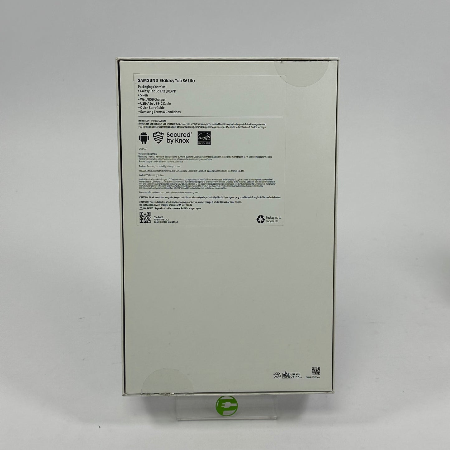 WiFi Only Samsung Galaxy Tab S6 Lite 10.4" 64GB Oxford Gray SM-P613