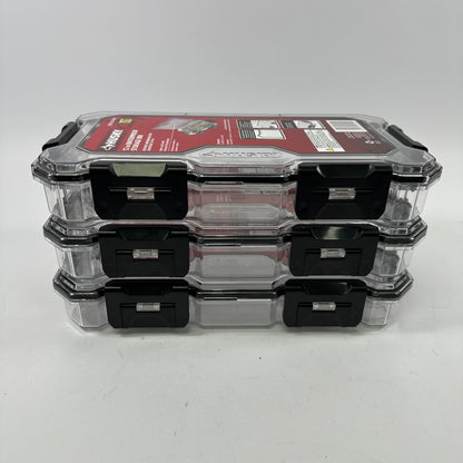 Lot of 3 Husky 12 in Waterproof Storage Bin 1002-620-879