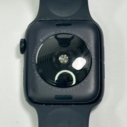 Unlocked Apple Watch SE 2nd Gen 44MM Black Aluminum MNU03LL/A