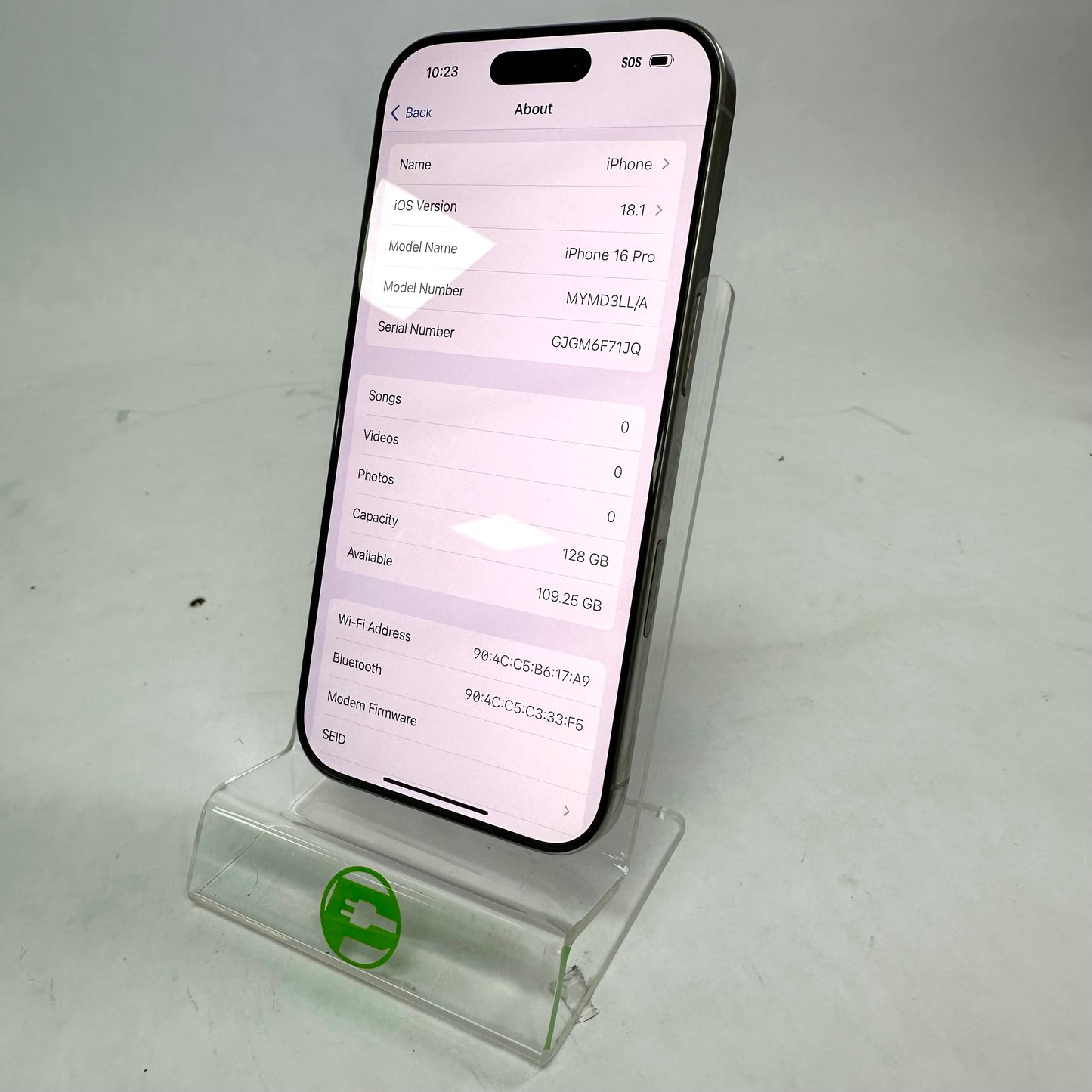 Unlocked Apple iPhone 16 Pro 128GB