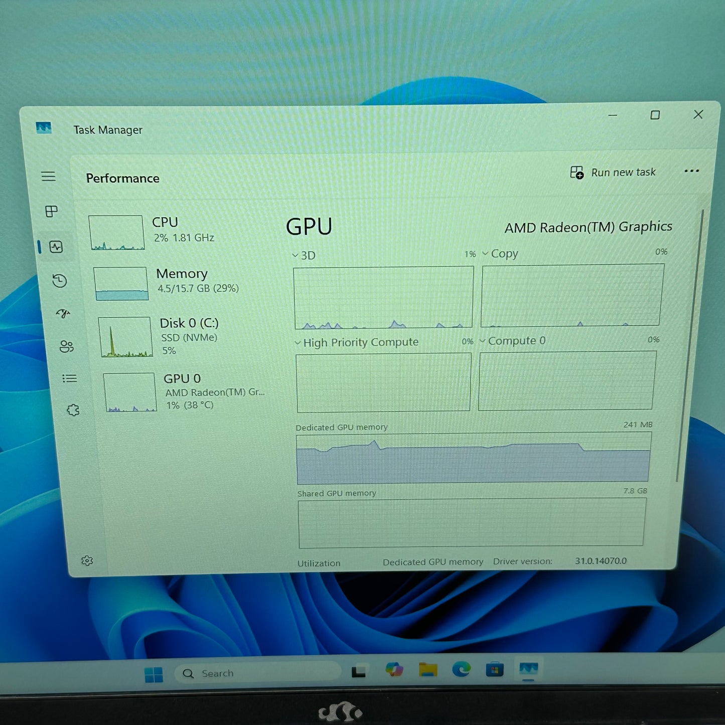 Nimo N152 15.6" Ryzen 5 3500U 2.1GHz 16GB RAM 256GB SSD