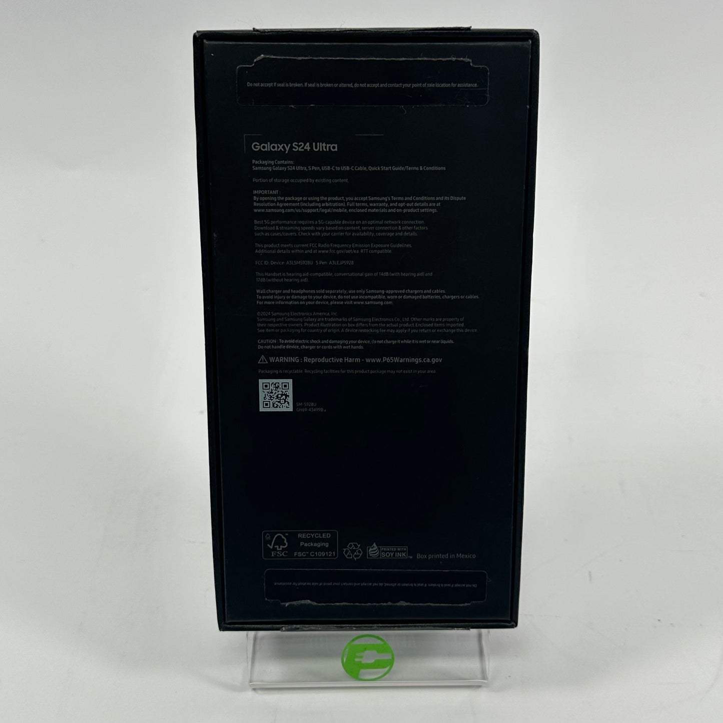 Factory Unlocked Samsung Galaxy S24 Ultra 12GB RAM 256GB SM-S928U Titanium Black