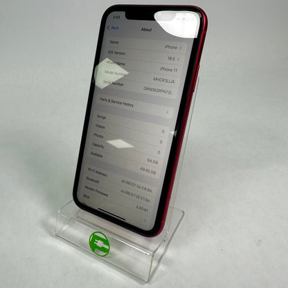 Broken Unlocked Apple iPhone 11 64GB 