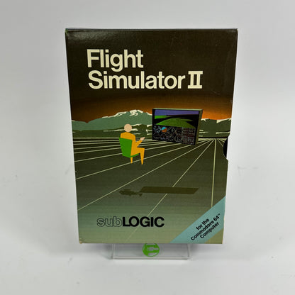 Flight Simulator II (Commodore 64, 1984)