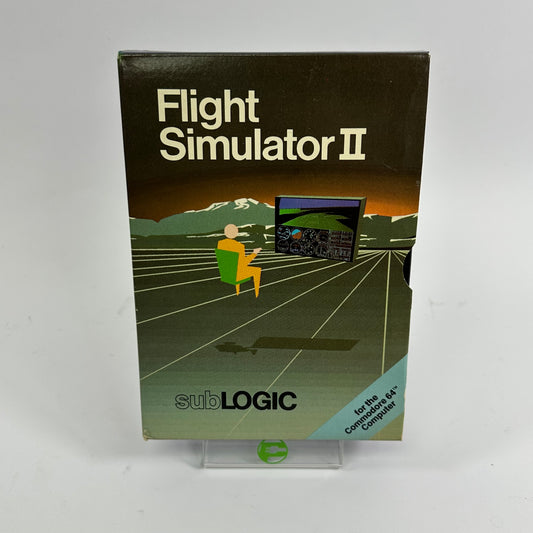 Flight Simulator II (Commodore 64, 1984)
