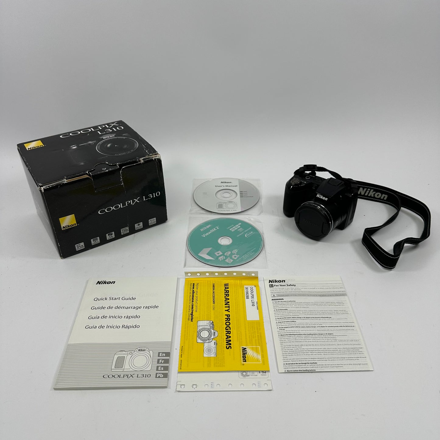 Nikon COOLPIX L310 14.1MP Digital Point And Shoot Camera