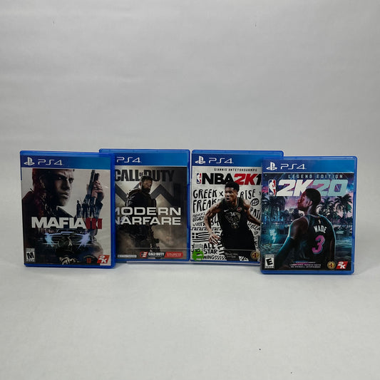Lot of 4 Sony PlayStation 4 PS4 Games 4