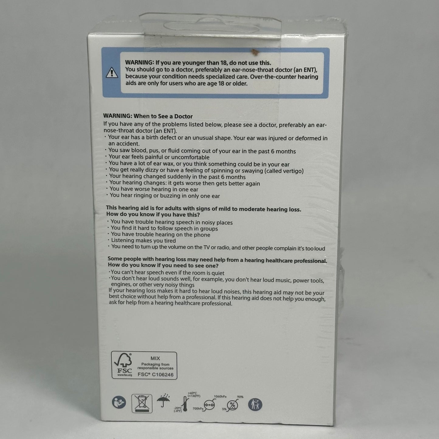 Sony CRE-C10 Self Fitting Hearing Aids