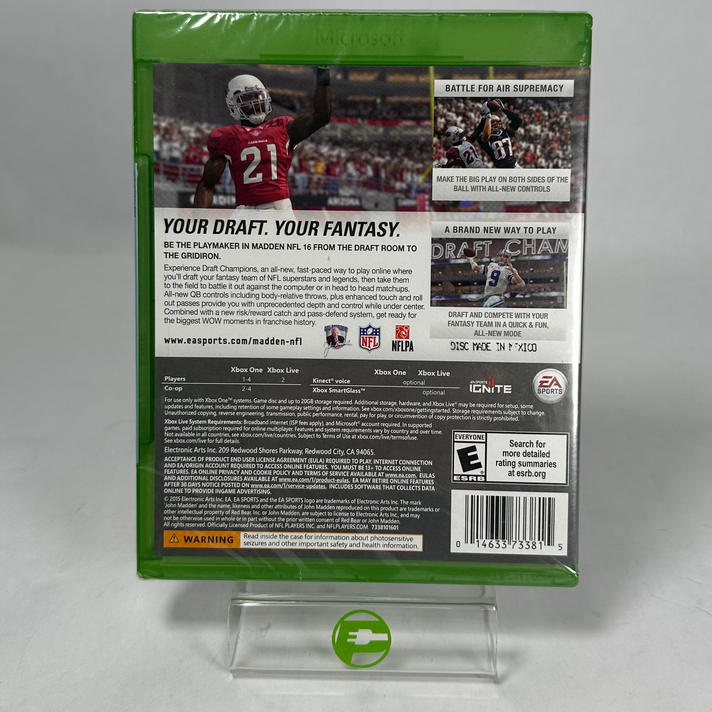 New Madden NFL 16 (Microsoft Xbox One, 2015)